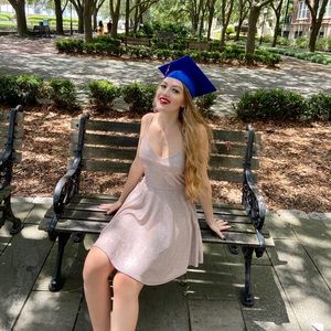 Champagne Glitter Dress